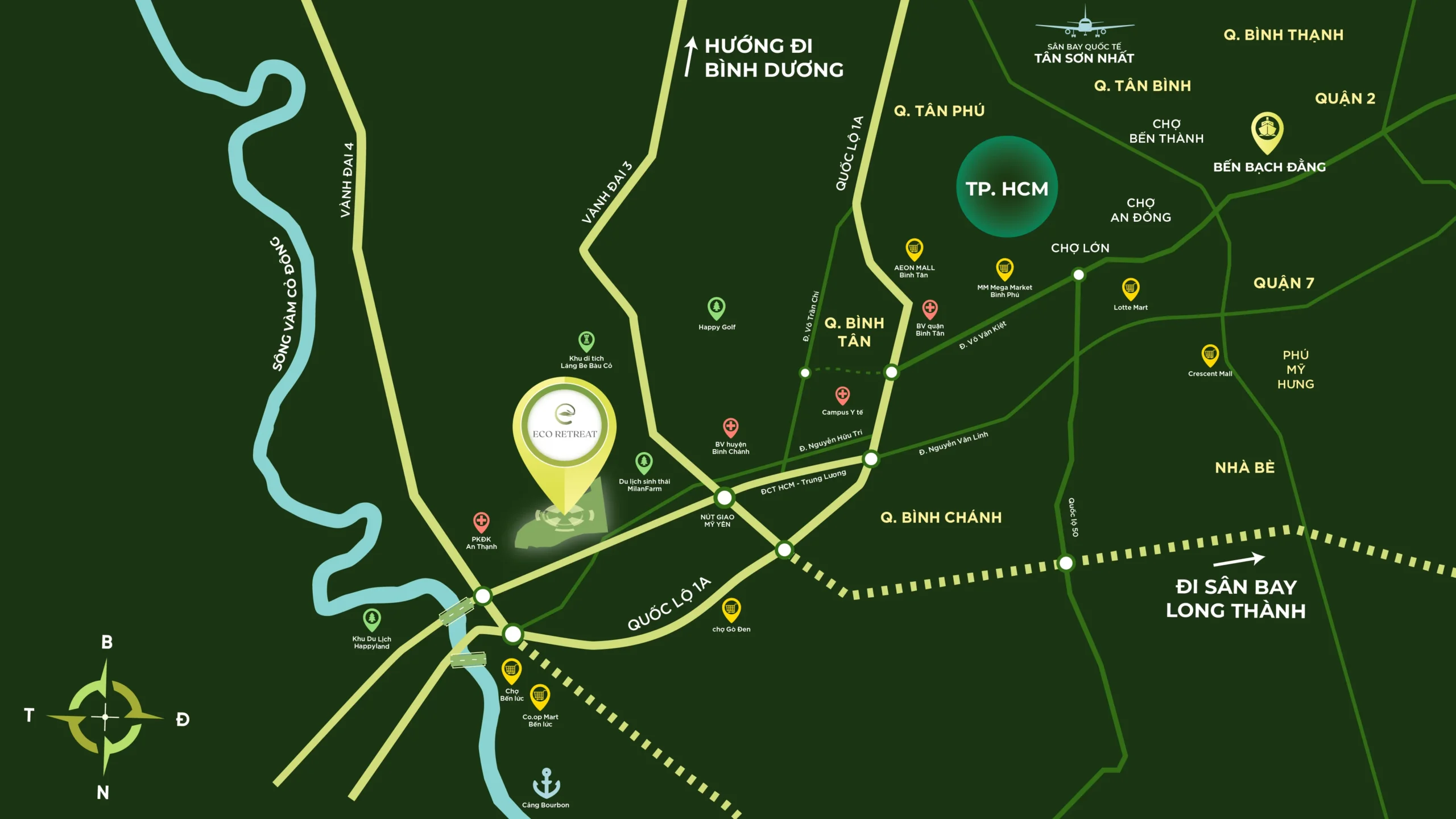 Căn Hộ Emerald 68 24 Map Vị trí Eco Retreat